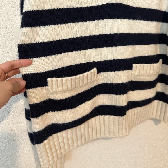 SOLD NWT ZARA STRIPED KNIT SWEATER XS - Picture 5 of 8